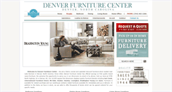 Desktop Screenshot of denverfurniturecenter.com