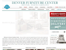 Tablet Screenshot of denverfurniturecenter.com